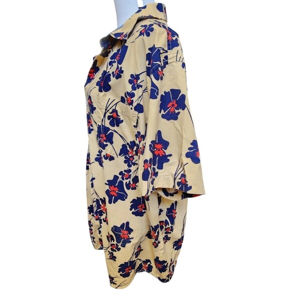 Hurley Size 2X Casual Button Front Short Sleeve Shirt - Picture 5 of 8